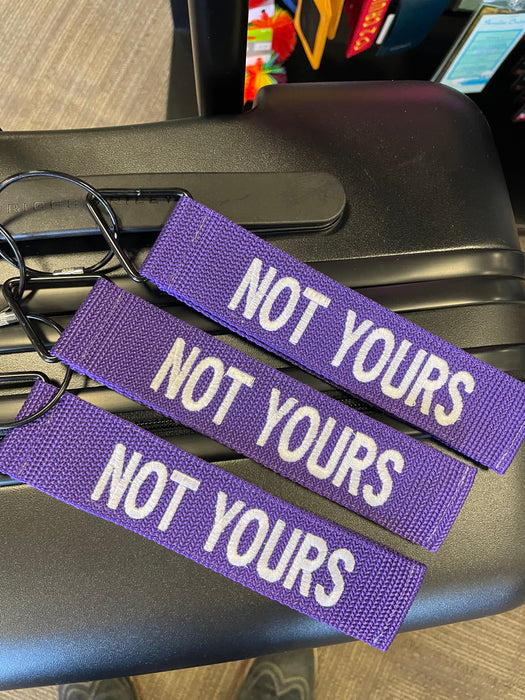 TudeTag - "NOT YOURS” Luggage Tag Identifier