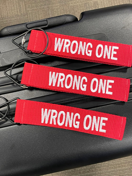 TudeTag - "WRONG ONE" Luggage Tag Identifier