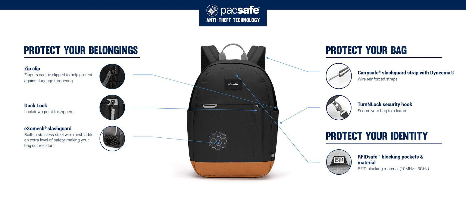 Pacsafe GO 15L Anti-Theft Backpack