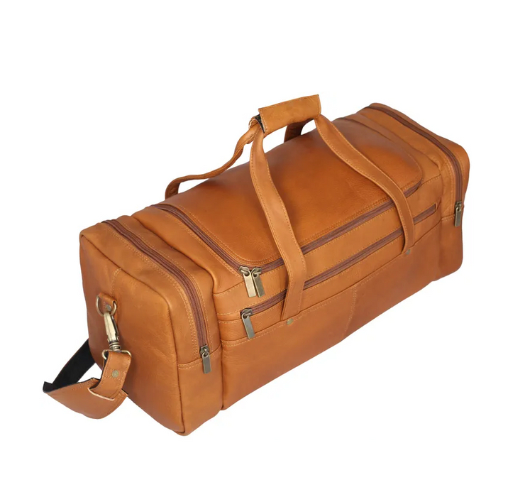 David King Leather 20" Carry On Duffle