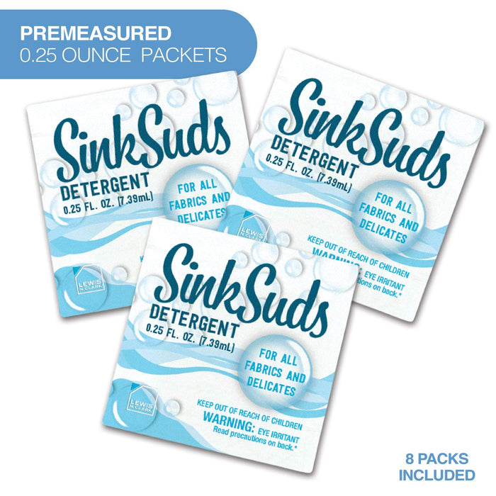 SinkSuds Travel Laundry Detergent Liquid Soap - 8 Pack — Rooten's Travel &  Adventure