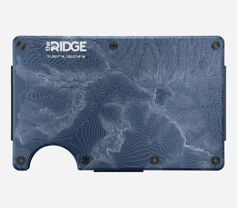 Ridge Wallet Aluminum Raw, Cash Strap - REC