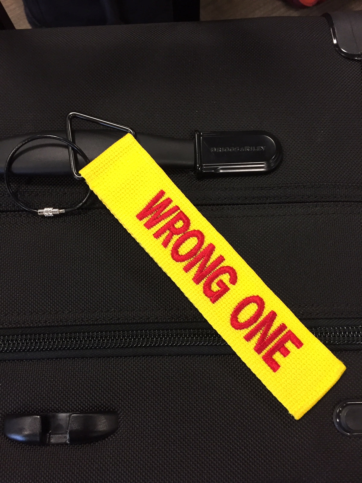 Wrong one sales luggage tag